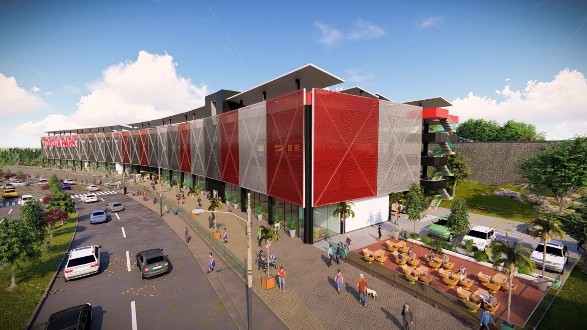 Arquitetura e Engenharia Parking Design - Garage Plan Projeto Industrial Toyota Park