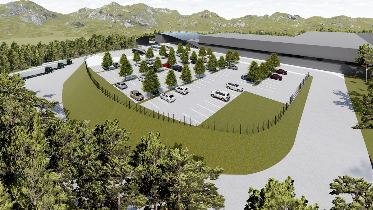 Arquitetura e Engenharia Parking Design - Garage Portaria Industrial Bragagnolo