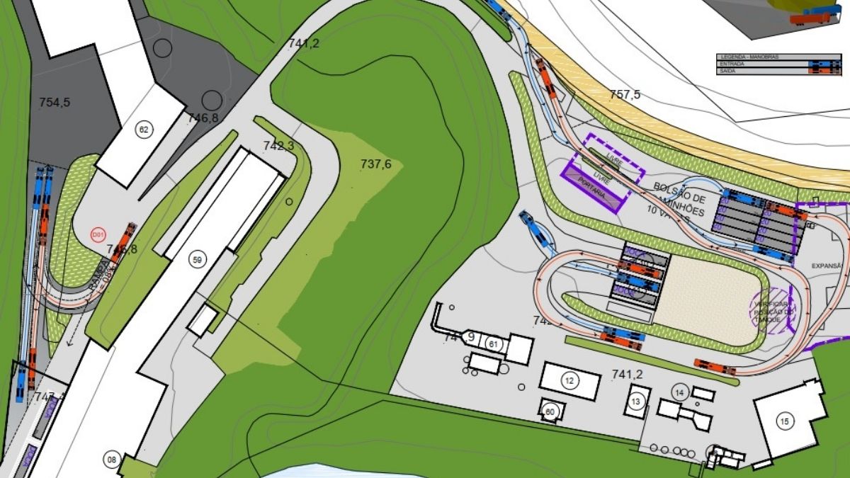 Arquitetura e Engenharia Parking Design - Garage Portaria Industrial Bragagnolo