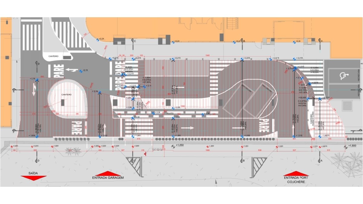 Projetos Corporativos Absolute Business & Hotel - Garage Plan Parking Design