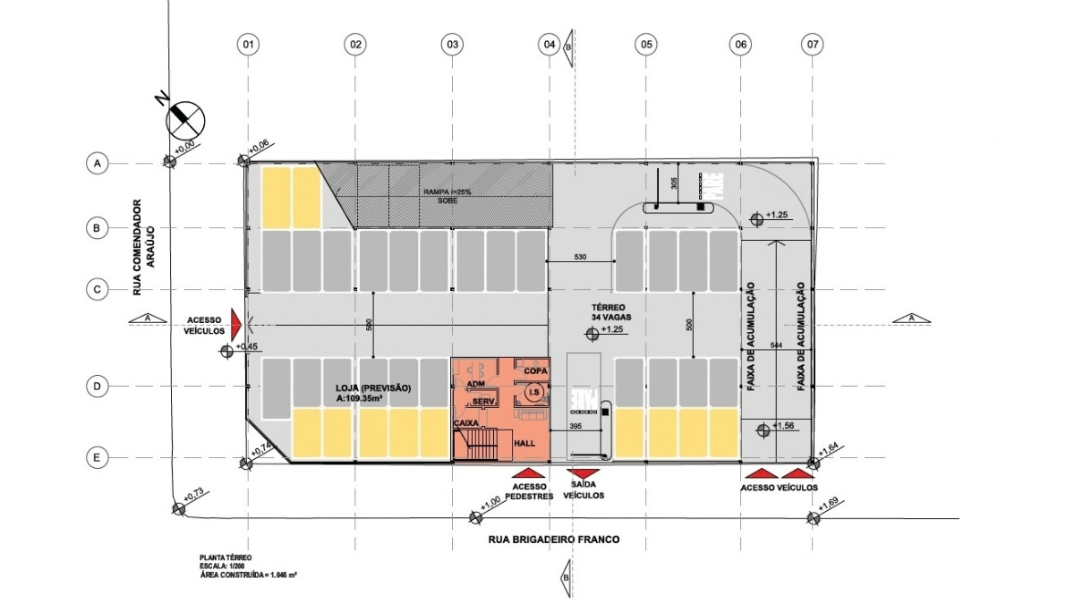 Projetos Corporativos Edifício Garagem Brigadeiro - Garage Plan Parking Design