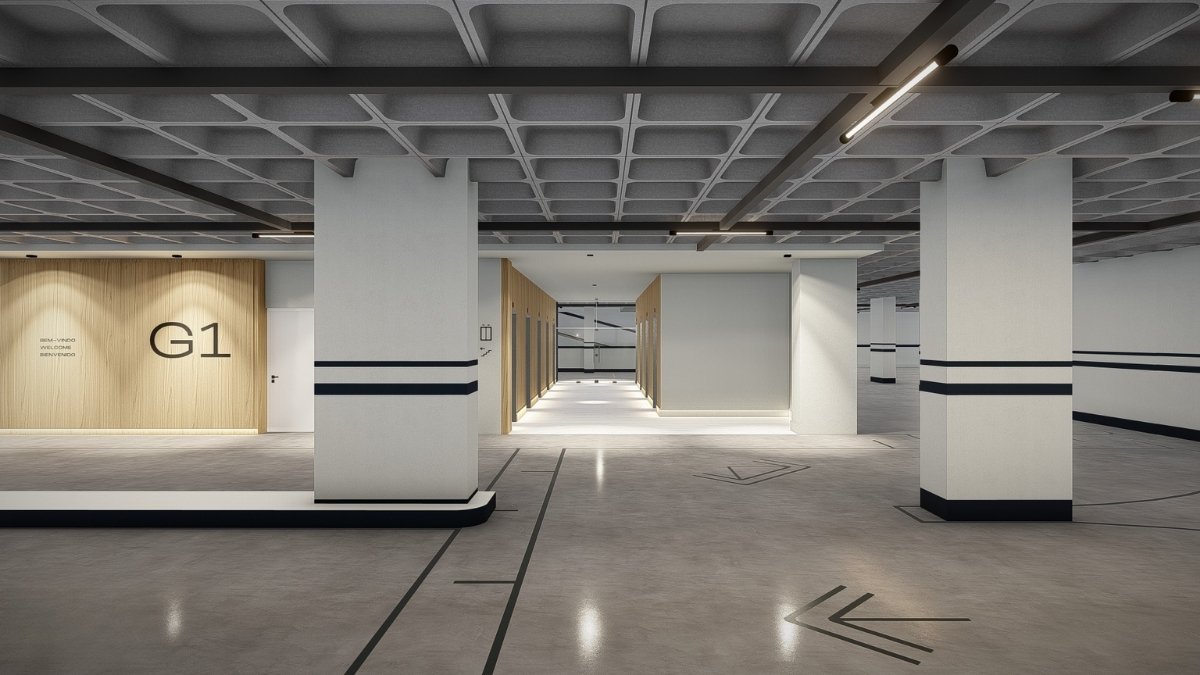 Projetos Corporativos Legacy Corporate - Garage Plan Parking Design