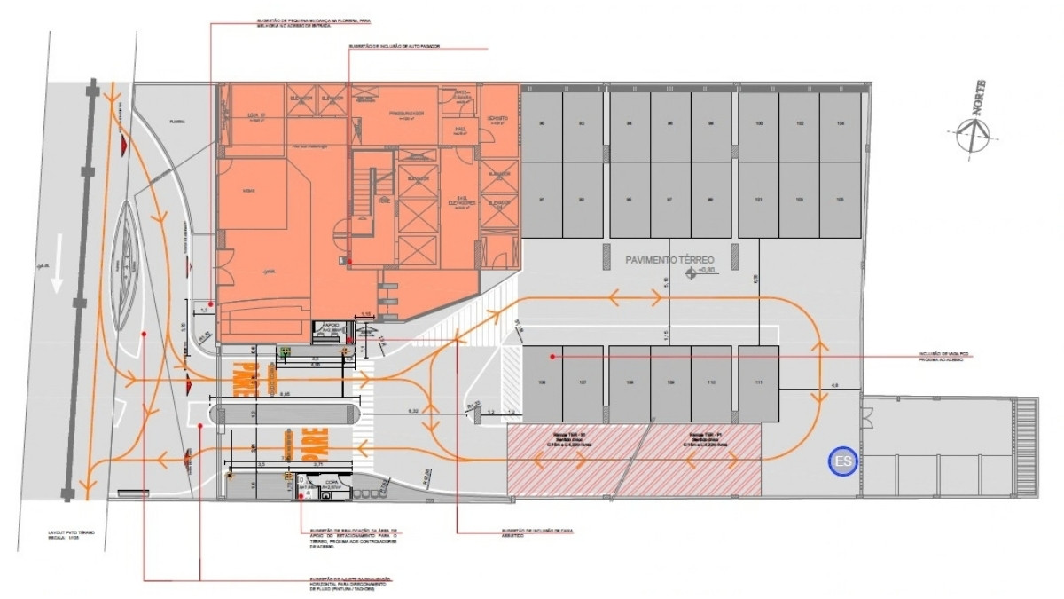 Projetos Corporativos Edifício Arya Tower - Garage Plan Parking Design