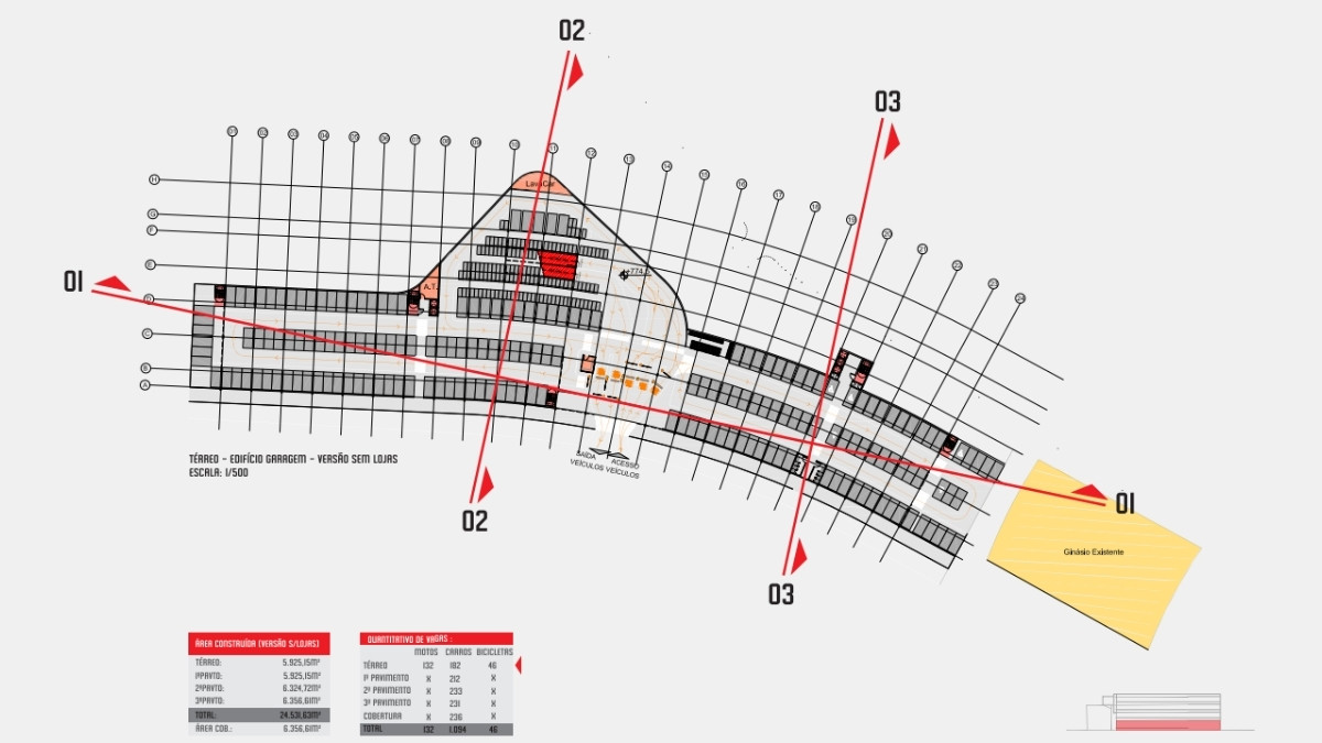Projetos Industriais Toyota Park - Garage Plan Parking Design