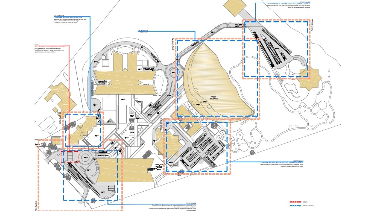 Projetos Institucionais Hospital Pequeno Príncipe - Garage Plan Parking Design