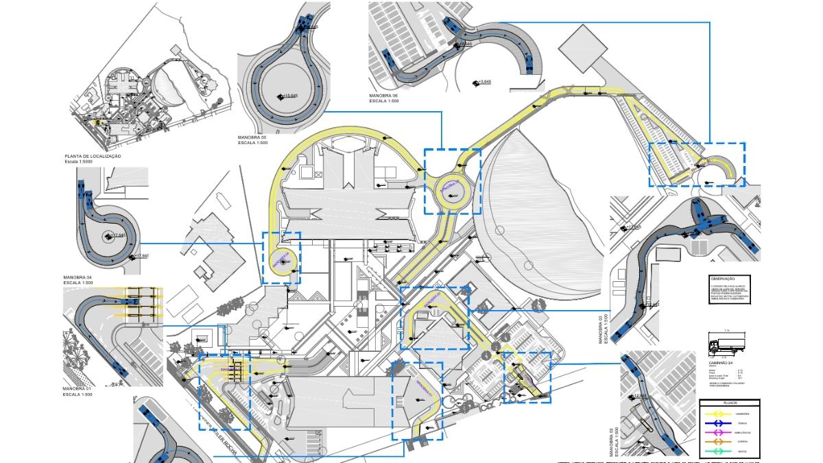 Projetos Institucionais Hospital Pequeno Príncipe - Garage Plan Parking Design
