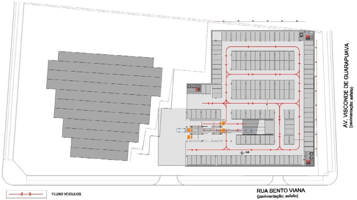 Projetos Institucionais PIB Curitiba - Garage Plan Parking Design