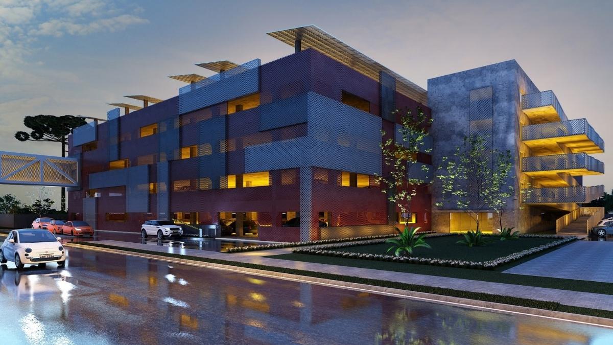 Projetos Institucionais Master Plan PUC-PR - Garage Plan Parking Design