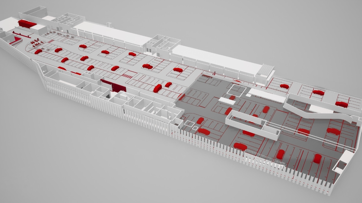 Projetos Institucionais SESC - Garage Plan Parking Design