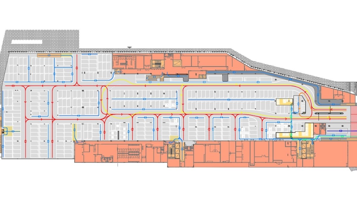 Projetos Institucionais SESC - Garage Plan Parking Design